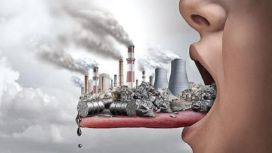 صورة تلوث الهواء له تأثير التدخين