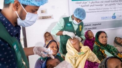 صورة يستهدف الكشف على 5,000 حالة.. مركز الملك سلمان للإغاثة يطلق المشروع الطبي التطوعي لمكافحة العمى في بنجلاديش